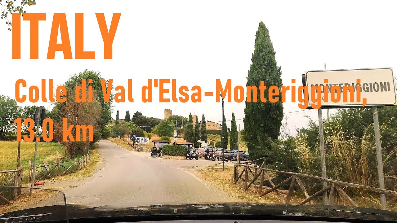 성곽마을 몬테리조니, Colle di Val d'Elsa to Monteriggioni