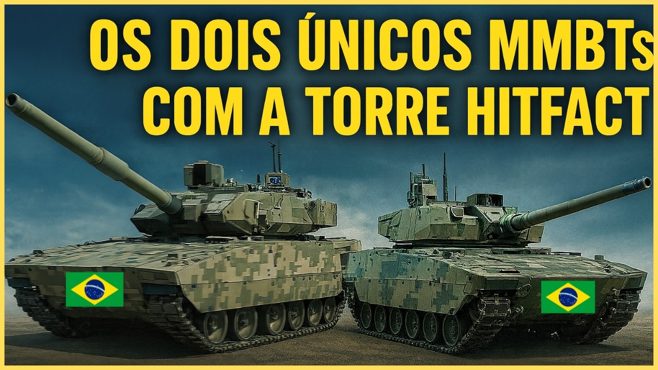 Os Dois Únicos Tanques Médios (MMBTs)  Já Integrados a Torre Do Centauro 2 Disponíveis Para o Brasil