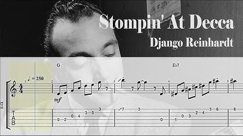 Stompin at Decca - Django Reinhardt | Gypsy Guitar Tab