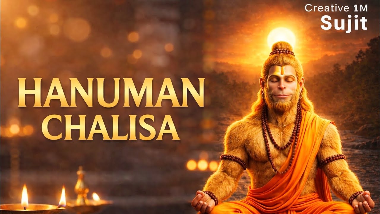 Hanuman Chalisa #हनुमान चालीसा🕉️🙏 #creative1msujit