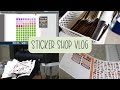 Etsy Sticker Shop Vlog | A week of running my shop