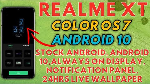 Realme XT ColorOS 7 Android 10 Update | New Camera UI, Always on Display, Notification, Dark Mode