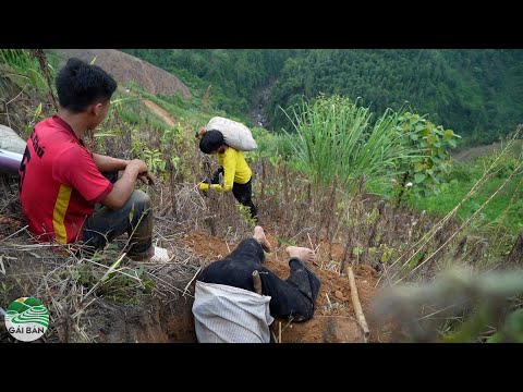 Cột điện Cống Dua đã lên đến lưng chừng núi | Dự án thắp sắng Cống Dua ( T 6 )
