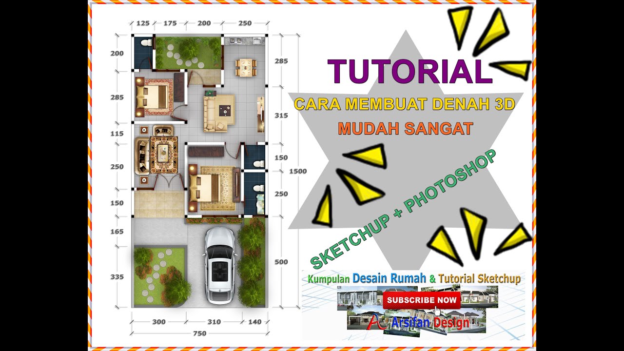 Tutorial Denah 3d Di Photoshop Arsifan Design