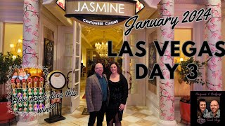Las Vegas Vlog January 2024 Day 3 | Primrose | Toms Watch | Petrossian Bar | Jasmine | Bellagio