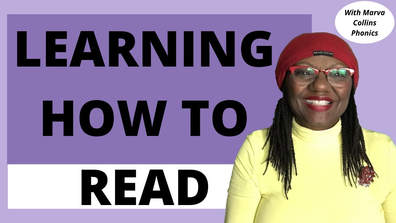 Learning How To Read With Marva Collins Phonics - YouTube