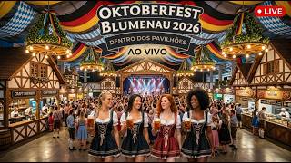 AO VIVO SABADAO PAVILHÕES OFICIAL OKTOBERFEST BLUMENAU 2026 | Vila Germânica 🇧🇷❤️🇩🇪