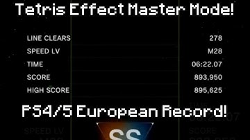 Tetris Effect: Connected | Master Mode M28! (PS4/PS5 European Record)