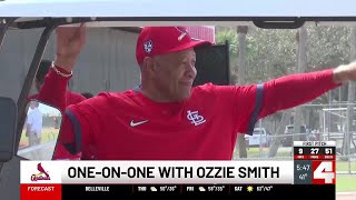 Ozzie Smith looks back on one of his favorite Opening Day moments at Busch Stadium