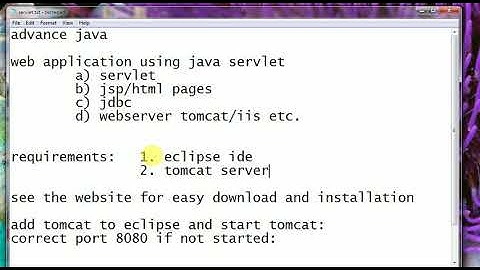 java servlet introduction