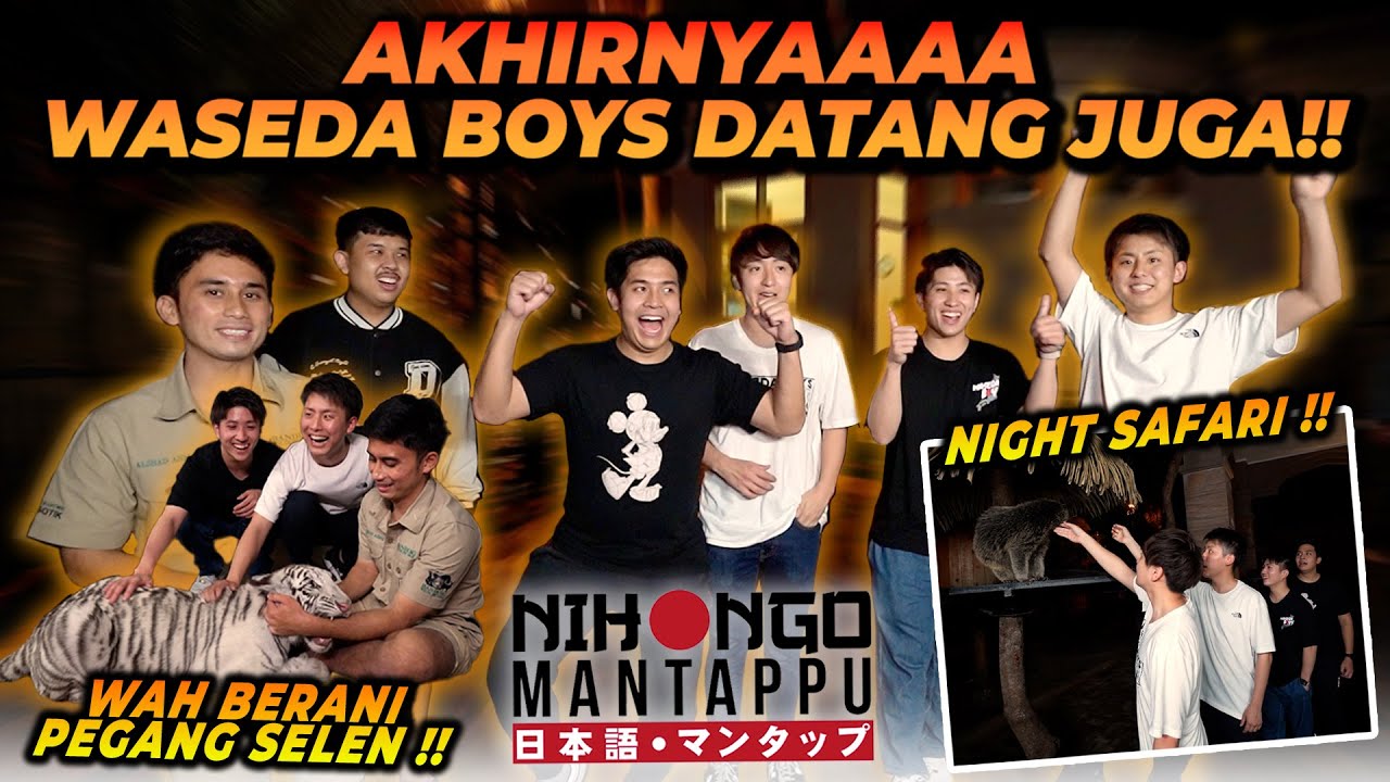 JEROME POLIN & WASEDA BOYS MAEN KERUMAH ALSHAD AHMAD ! NIGHT SAFARI SAMBIL SERU SERUAN !!