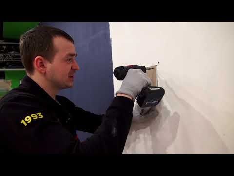 Как починить отверстие в стене из гипсокартона