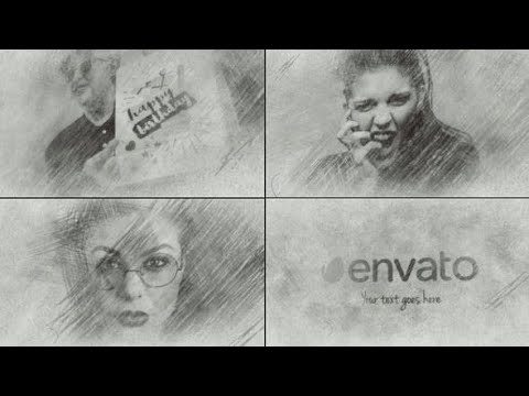 Pencil Sketch/Scribble Drawing Logo | After Effects Template