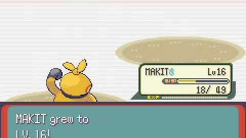 Makuhita Only Run (Emerald) Part 3: Makuhita vs Roxanne