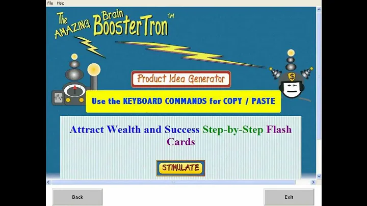 Unleash Your Creativity with BoosterTron™ Idea Generator