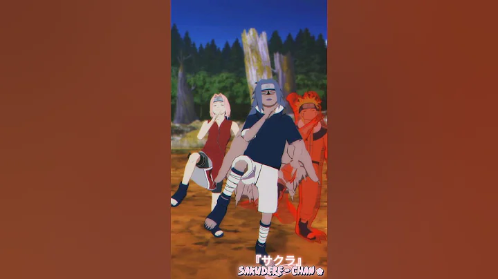 【MMDナルトNARUTO】Naatu Naatu-RRR PTS Team 7!Sasuke,Sakura&Naruto【Motion DL!】#mmd #naruto #team7 #shorts