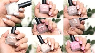 Nykaa Nude Matte Nail Paints - SWATCHES | corallista