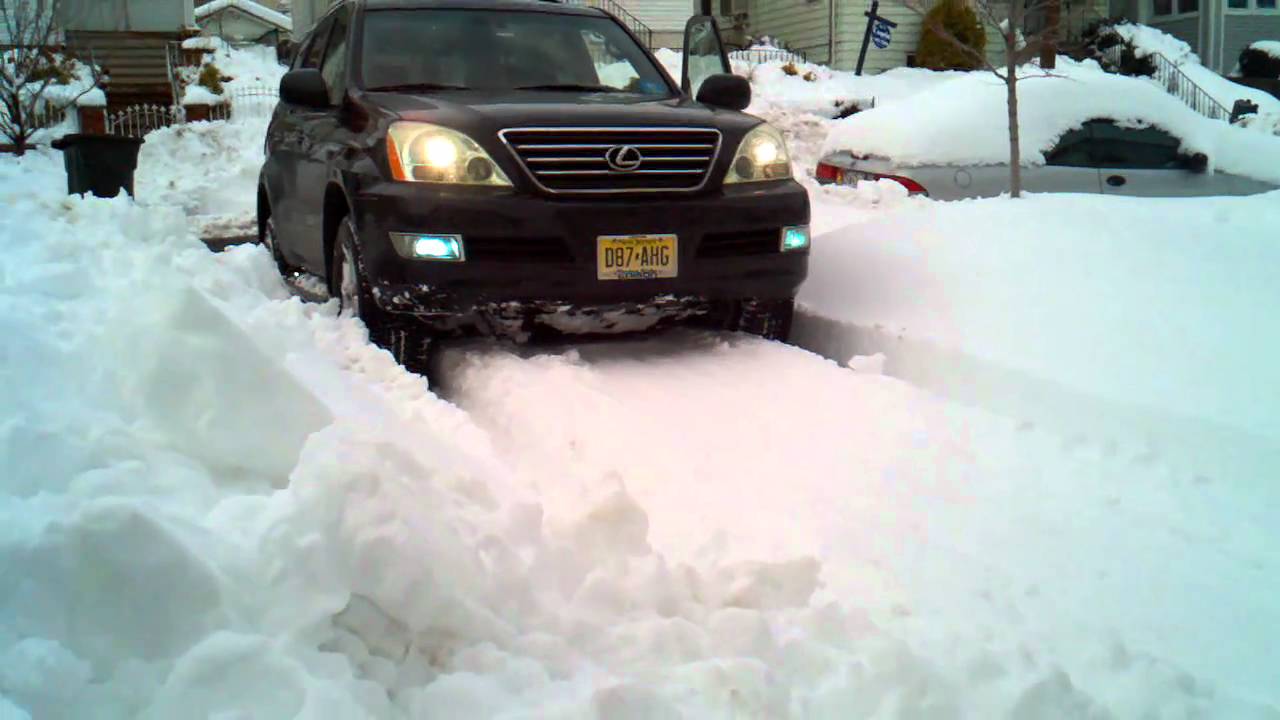 Lexus Gx470 In Snow No Problem Youtube