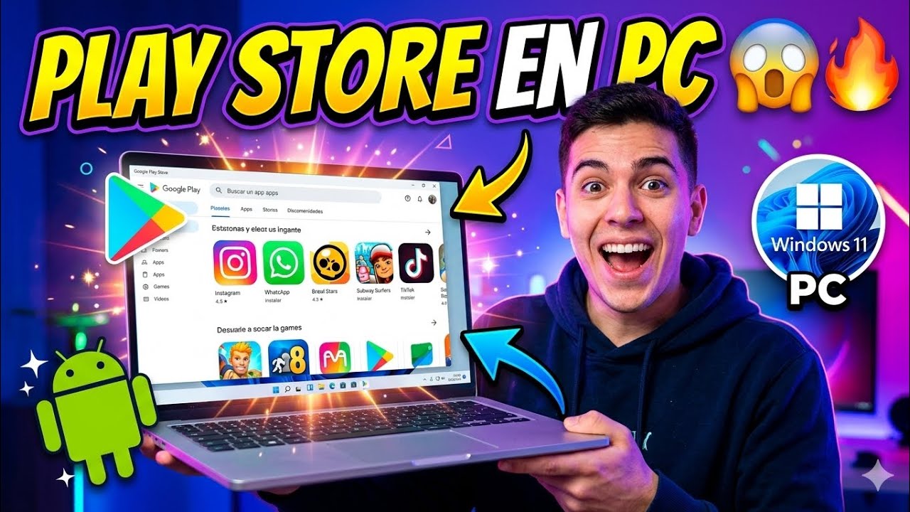 Como INSTALAR la Play Store en PC | 100% FUNCIONAL 2026 ️ - YouTube