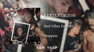 XXXTENTACION - Bad Vibes Forever (NEWS) Snippets