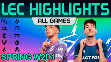 LEC Highlights Week2 Day1 LEC Summer 2023 All Games By Onivia
