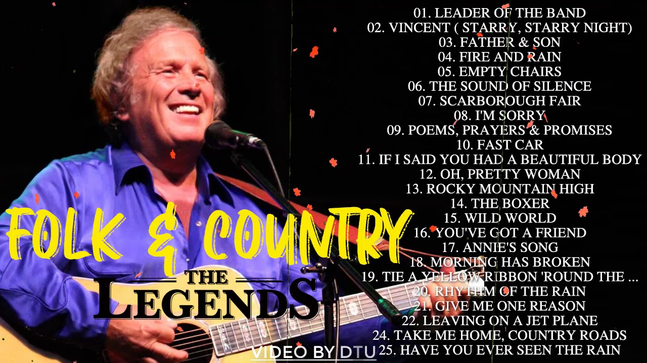 70s 80s 90s Folk Rock & Country Music Jim Croce, Kenny Rogers, John