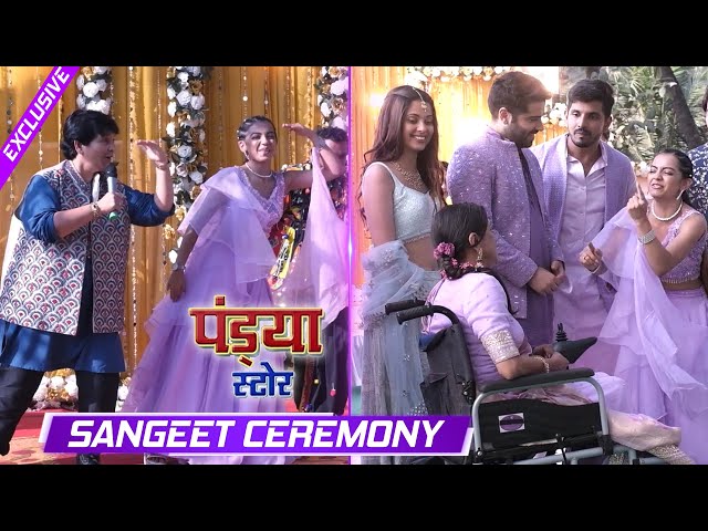 Pandya Store On Location: Sangeet Ceremony Me Krish-Prerna Ne Ki Falguni  Pathak Ke Sath Jamke Dance - YouTube