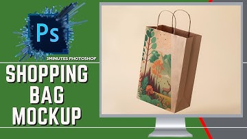 How to Create a Paper Bag (shopping bag)Mockup in #photoshop