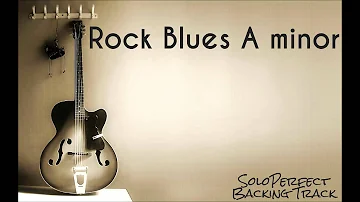 Rock Blues Backing Track in A minor