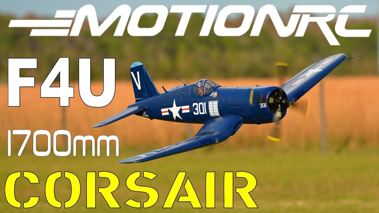 MotionRC / FMS F4U CORSAIR 1700mm FLIGHT DEMO In HD Part 3 of 3 -