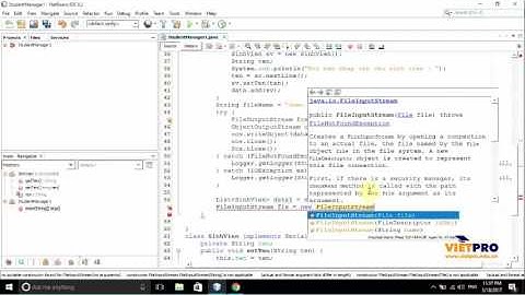 BÀI TẬP LẬP TRÌNH JAVA 9.1 - LƯU SINH VIÊN VÀO TRONG FILE