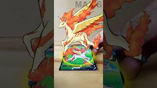 Mega Rapidash X/Y Pokémon Evolution TCG | AR Card by Max S #Shorts