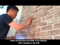 How to apply Self Stick Wallpaper