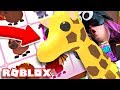 Getting EVERY SAFARI PET and RIDING THE GIRAFFE in VR! (Roblox Adopt Me!)