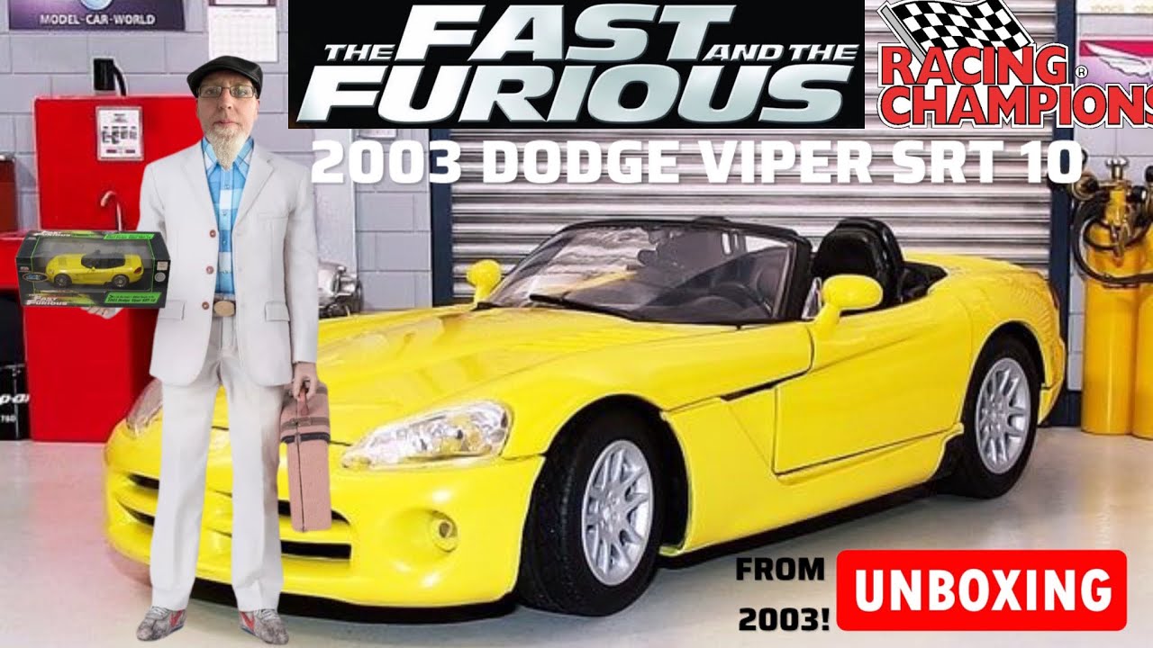 The Fast And The Furious 1/18 2003 Dodge Viper SRT-10 UNBOX The Fast And The Furious 1/18 2003 Dodge Viper SRT-10 UNBOX