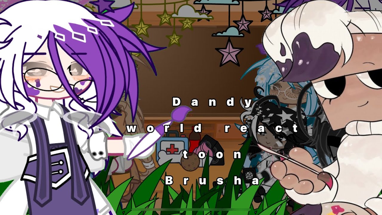 Dandy world react toon Brusha 🖌️✨// By: Jinna_Chan// 2/5 ✨✨