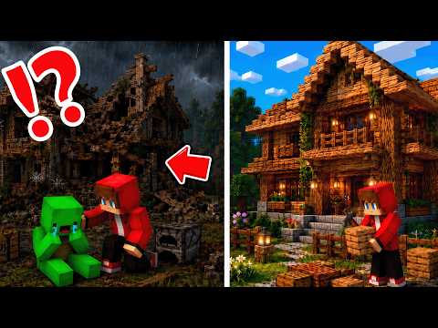 JJ Broke Mikey’s House... So He Built Him a Better One! - Maizen