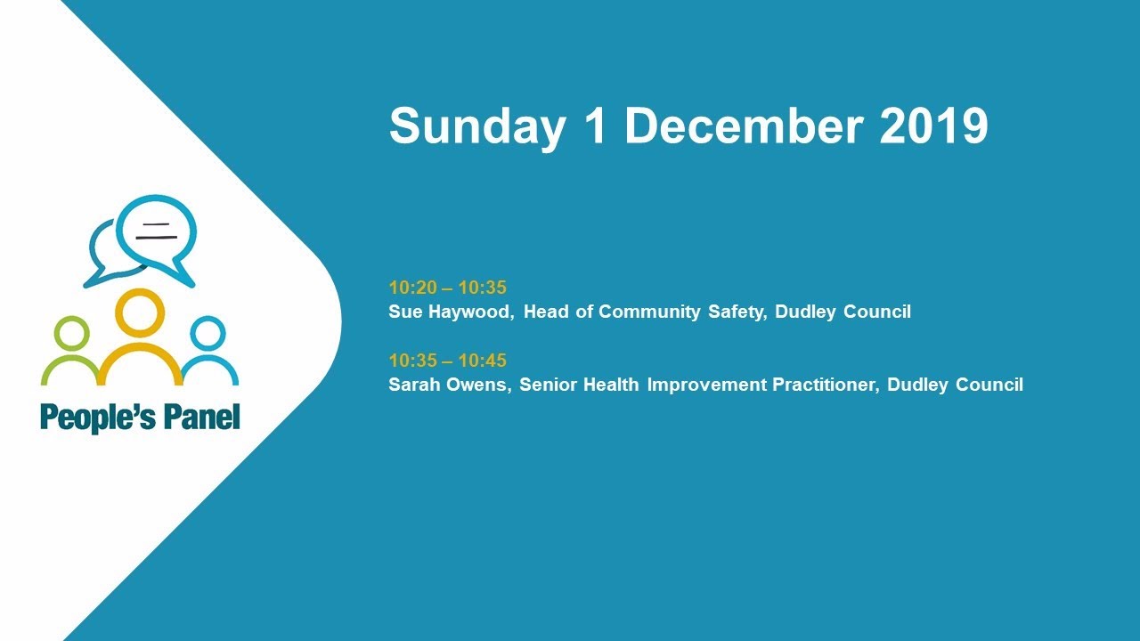 Dudley People's Panel - 1 December 2019