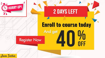 Spring Boot Microservice Live Course | 1st August | Webinar session for 200 users | Announcement