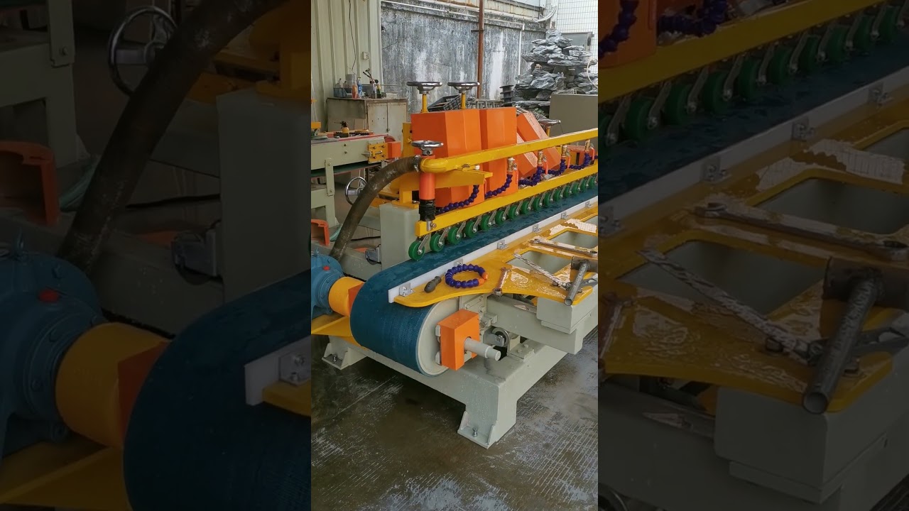 Automatic 45 degree chamfering polishing machine for sintered stone