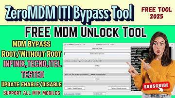 🔥 ZeroMDM ITI Bypass Tool: Unlock ANY Infinix, Tecno & iTel Device Easily! 🔥