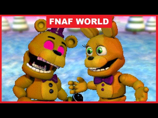 FNAF World Mobile: Getting Fredbear and Spring Bonnie! 