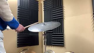 Dream Dark Matters 22” ride cymbal EARTH FLAT 2285 gr DEMO VIDEO