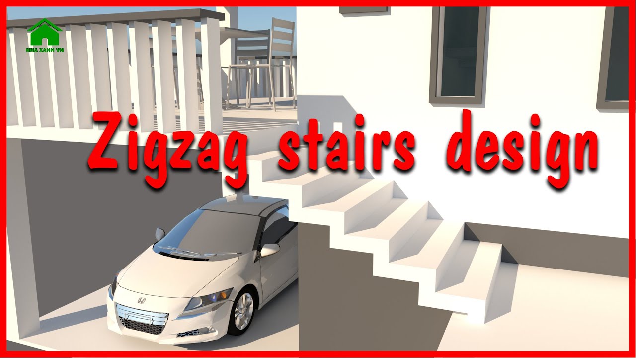 How do Zig Zag Staircases work? Zig Zag Stairs Design & Costruction