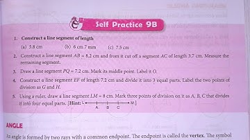 new learning composite maths class 6 self practice 9b |  schand maths class 6 ex-9 b | construction