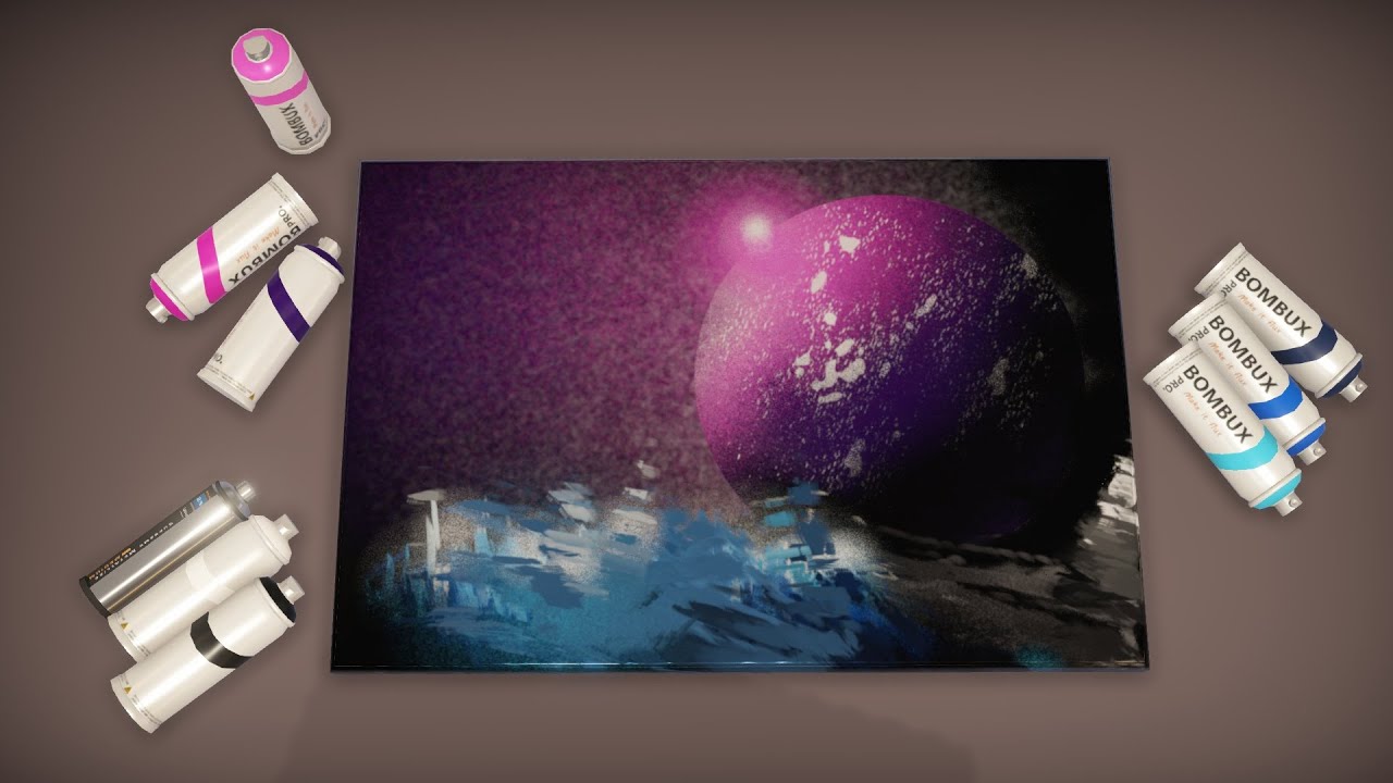 SuchArt: Creative Space Purple Planet - YouTube