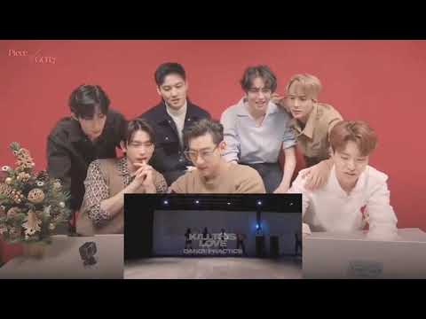 got7 reagindo a Blackpink kill This love (fake reaction)