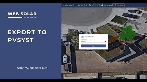 HOW TO EXPORT 3D DESIGN TO PVSYST
