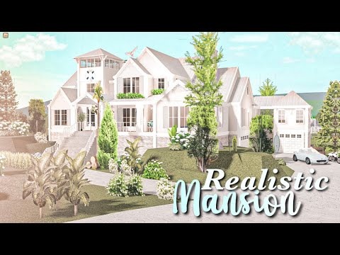 Realistic Summer Mansion Bloxburg Speedbuild 