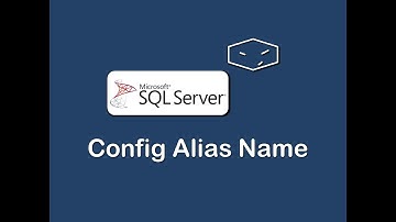 configure alias name for sql server instance